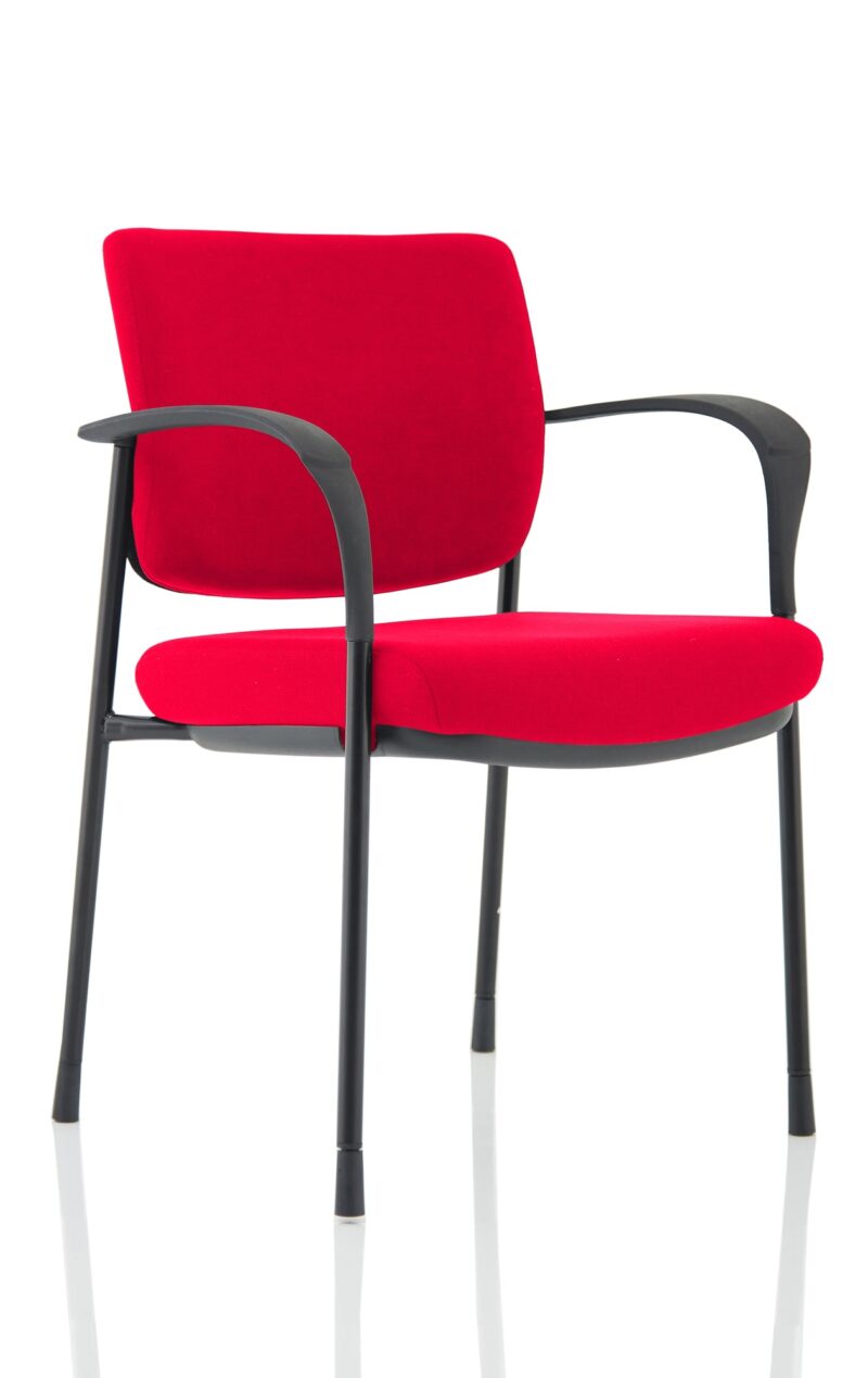 Brunswick Deluxe Medium Back Stacking Visitor Office Chair with Arms Bespoke - Image 18