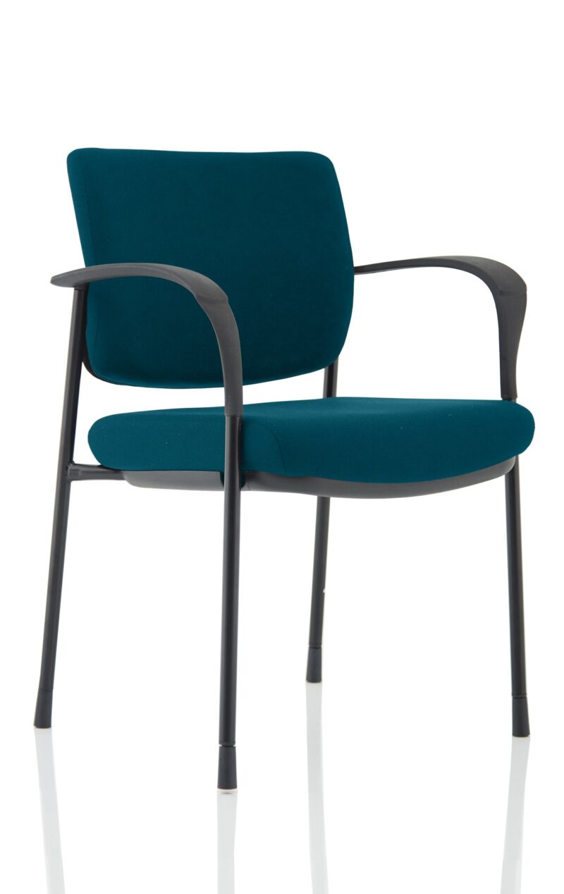 Brunswick Deluxe Medium Back Stacking Visitor Office Chair with Arms Bespoke - Image 20