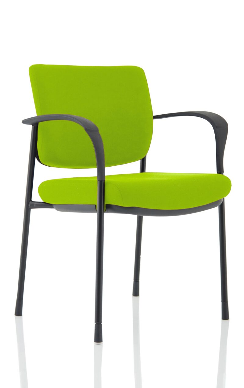 Brunswick Deluxe Medium Back Stacking Visitor Office Chair with Arms Bespoke - Image 21