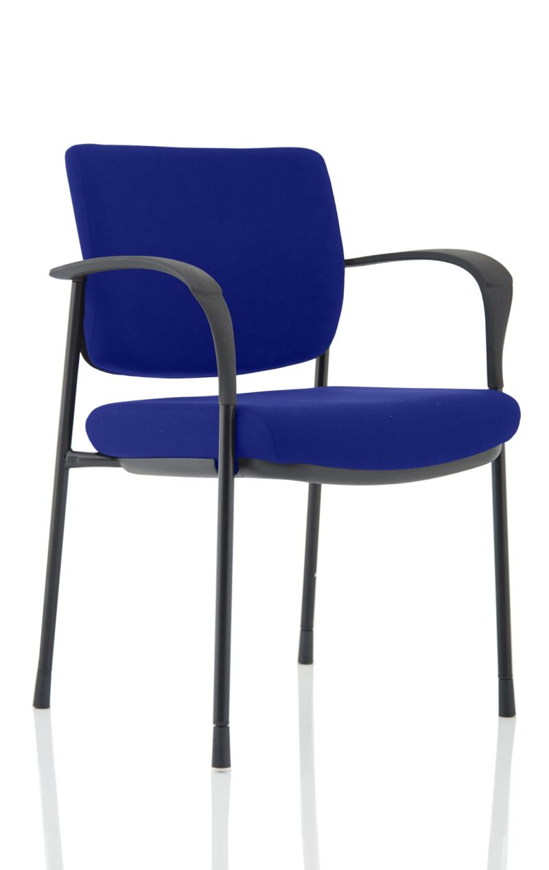 Brunswick Deluxe Medium Back Stacking Visitor Office Chair with Arms Bespoke - Image 23