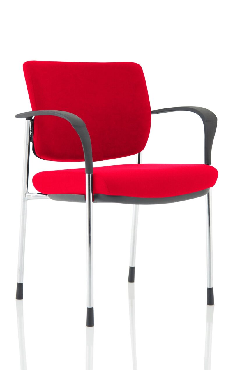 Brunswick Deluxe Medium Back Stacking Visitor Office Chair with Arms Bespoke - Image 26