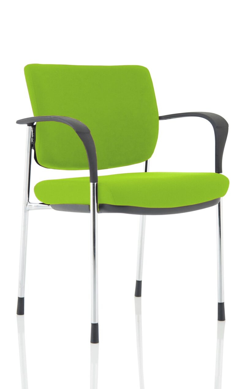 Brunswick Deluxe Medium Back Stacking Visitor Office Chair with Arms Bespoke - Image 29
