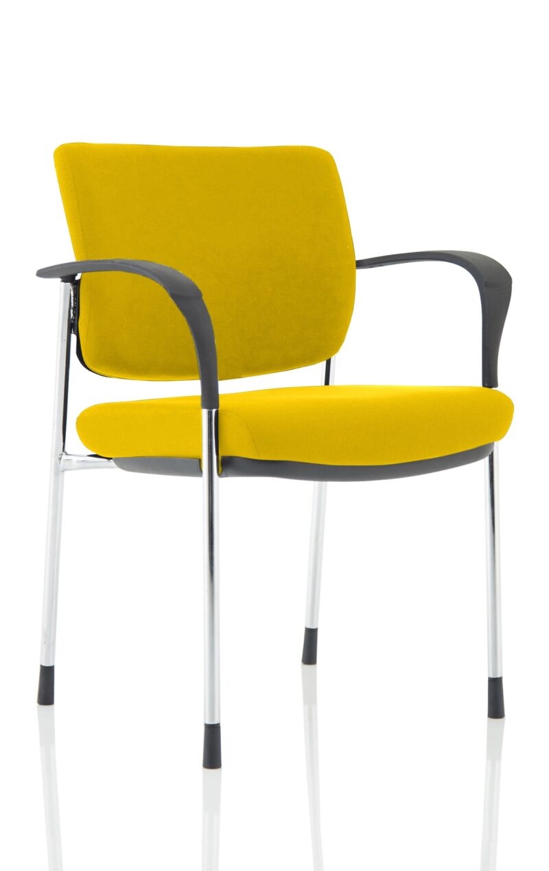 Brunswick Deluxe Medium Back Stacking Visitor Office Chair with Arms Bespoke - Image 30