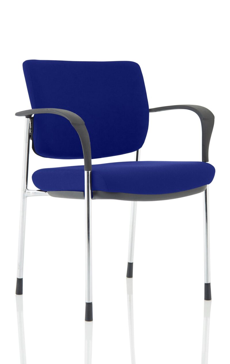 Brunswick Deluxe Medium Back Stacking Visitor Office Chair with Arms Bespoke - Image 33