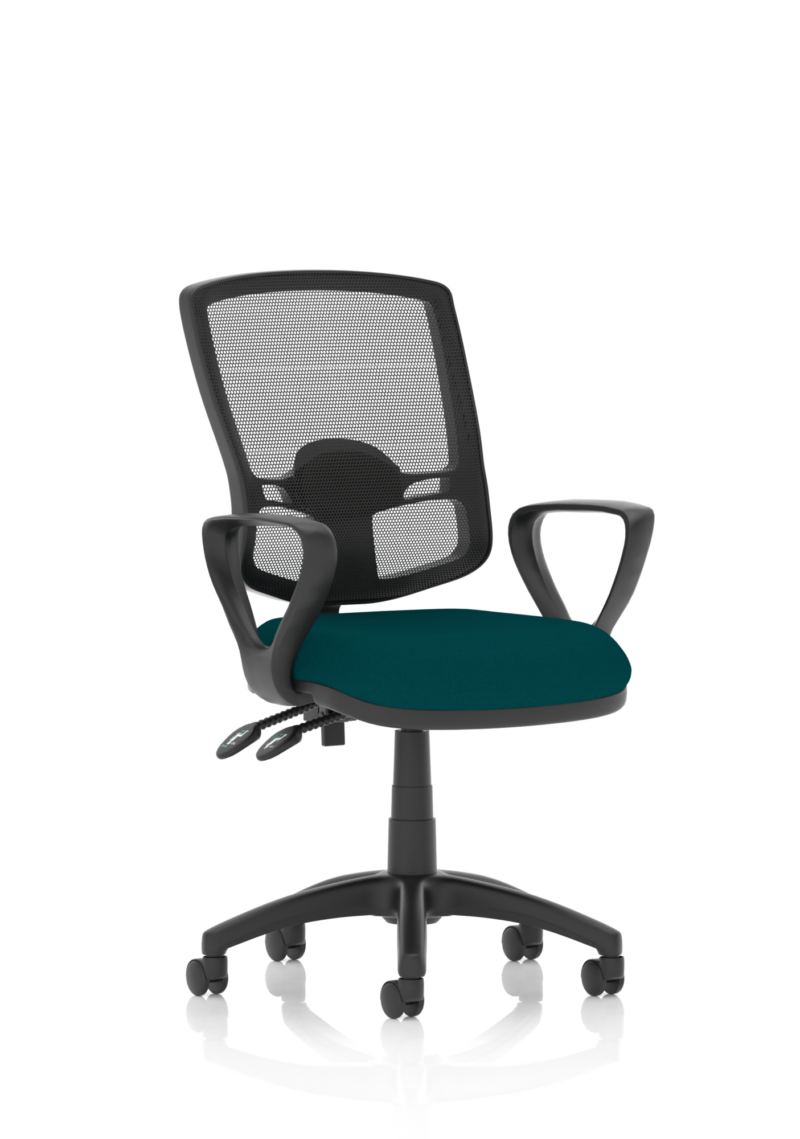 Eclipse Plus II Deluxe Mesh Back Task Operator Office Chair - Image 43