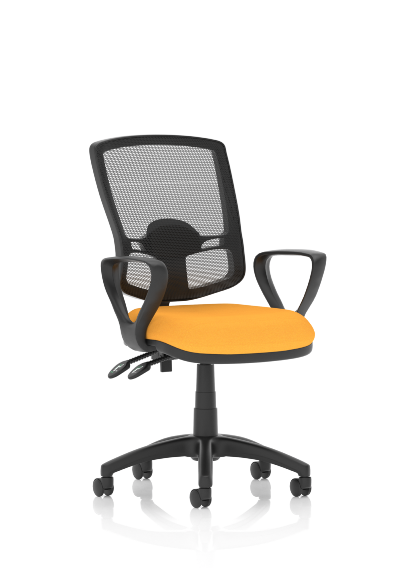 Eclipse Plus II Deluxe Mesh Back Task Operator Office Chair - Image 45