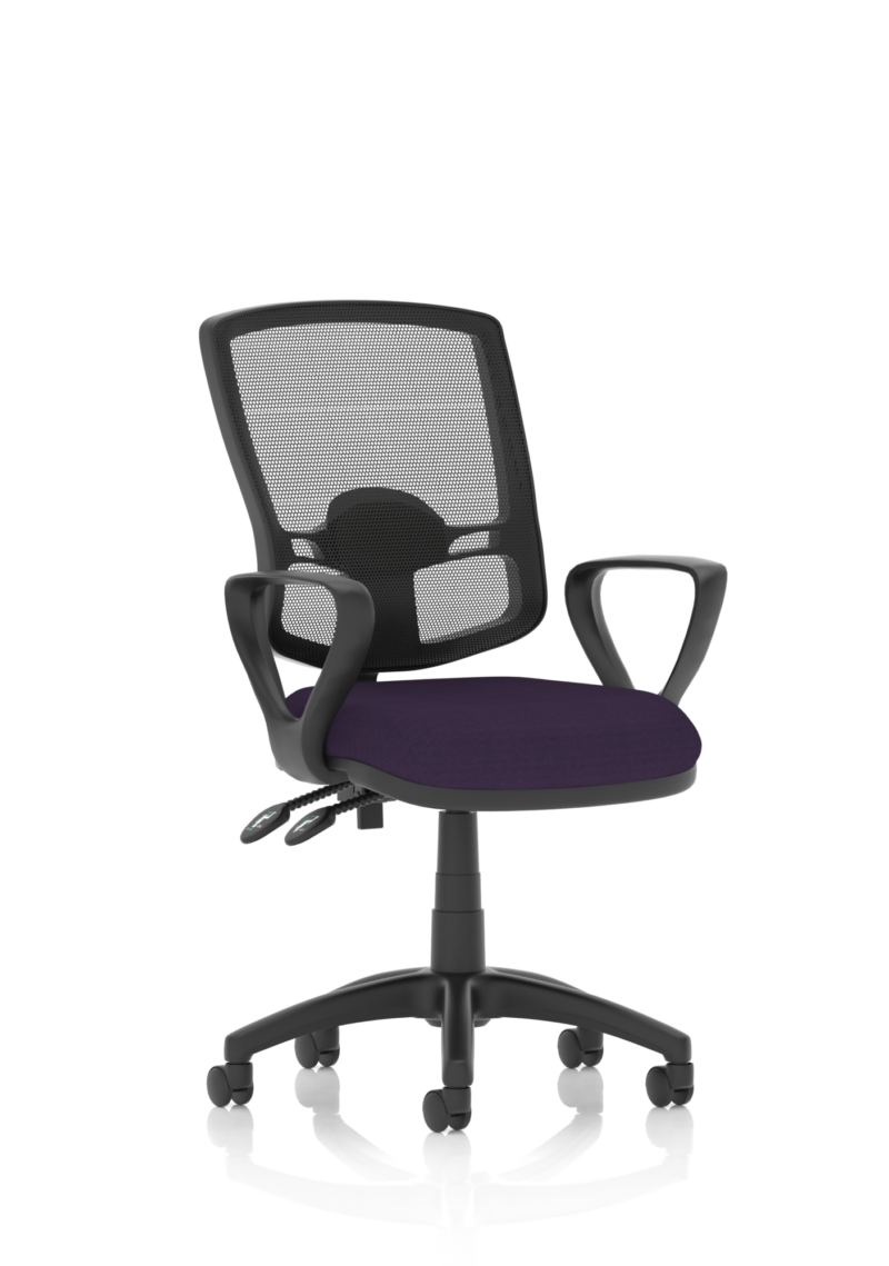 Eclipse Plus II Deluxe Mesh Back Task Operator Office Chair - Image 48
