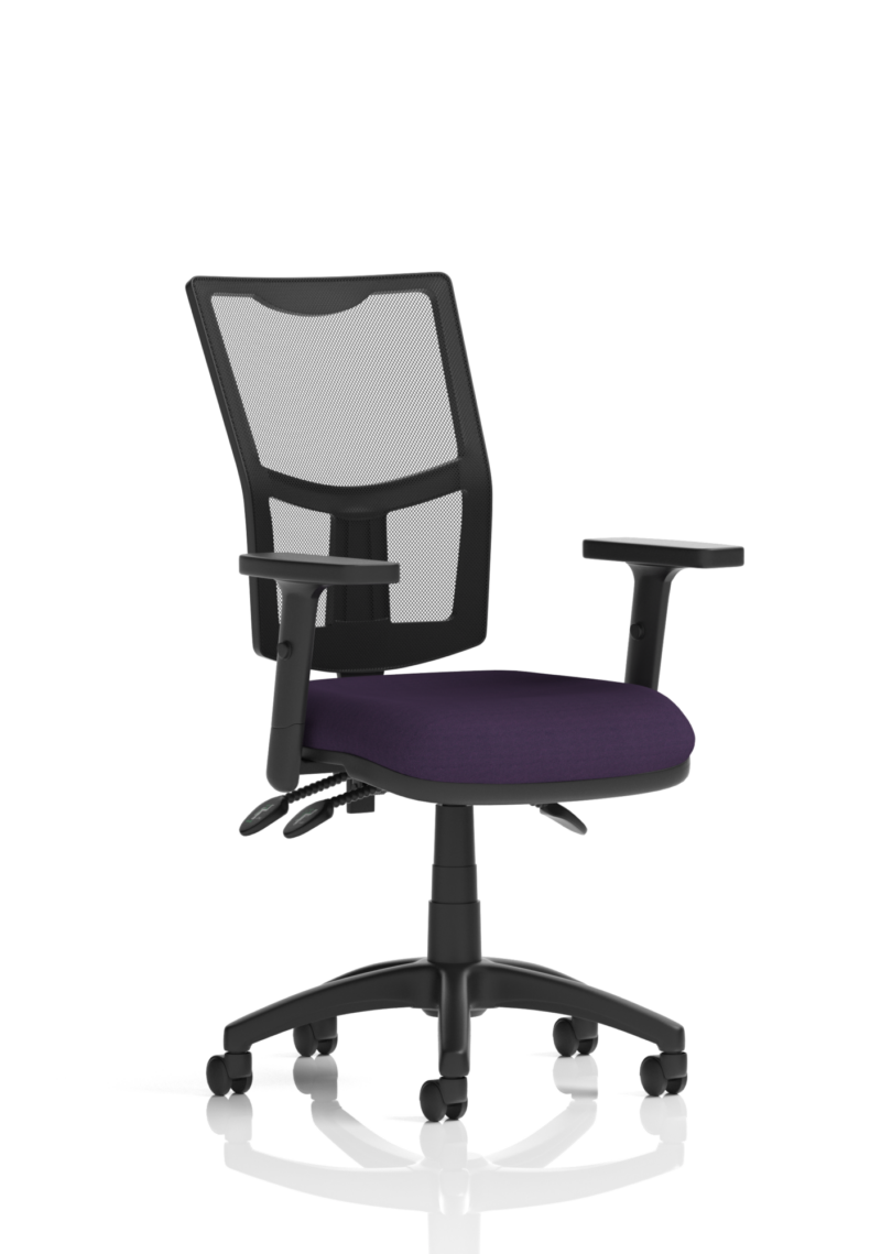 Eclipse Plus III Medium Mesh Back Task Operator Office Chair - Image 28