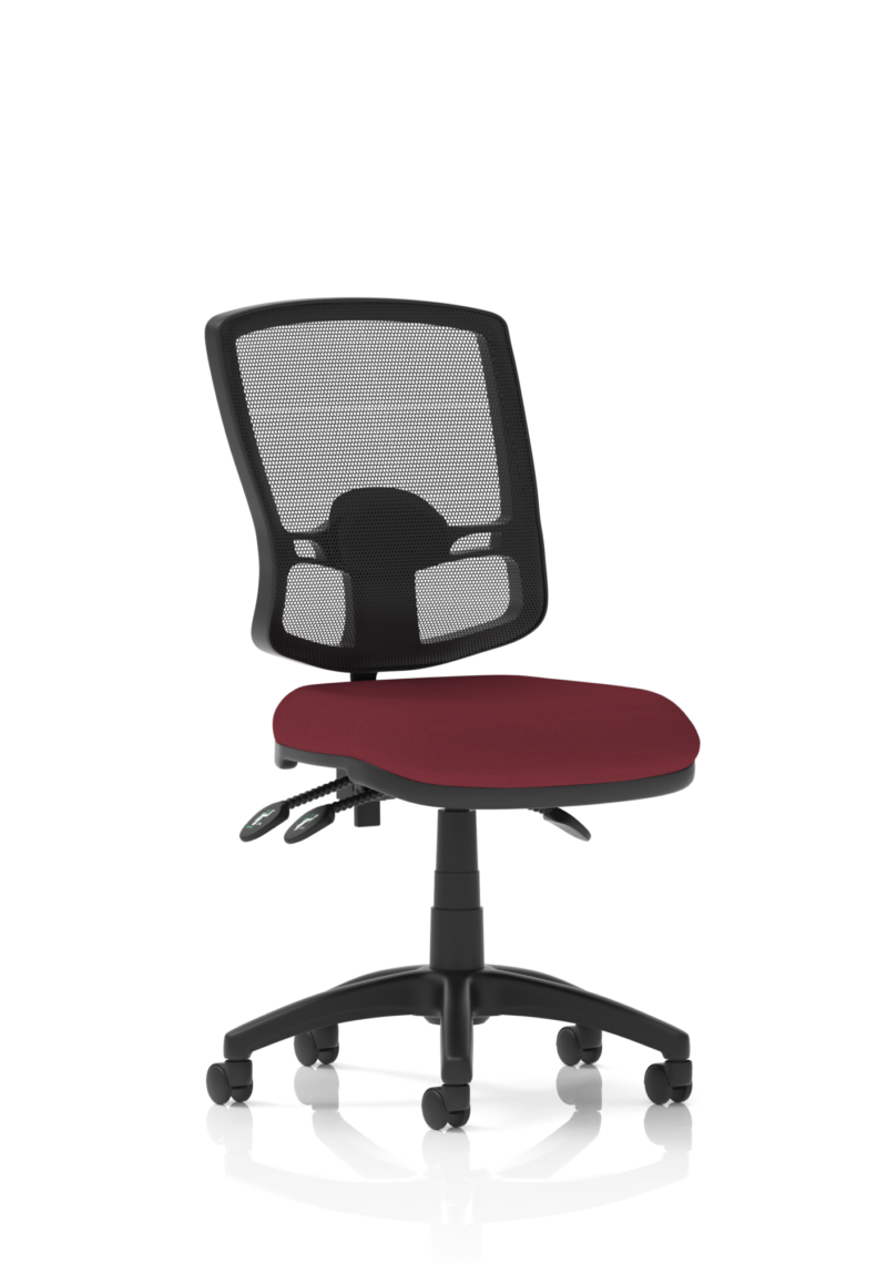 Eclipse Plus III Deluxe Medium Mesh Back Task Operator Office Chair - Image 16
