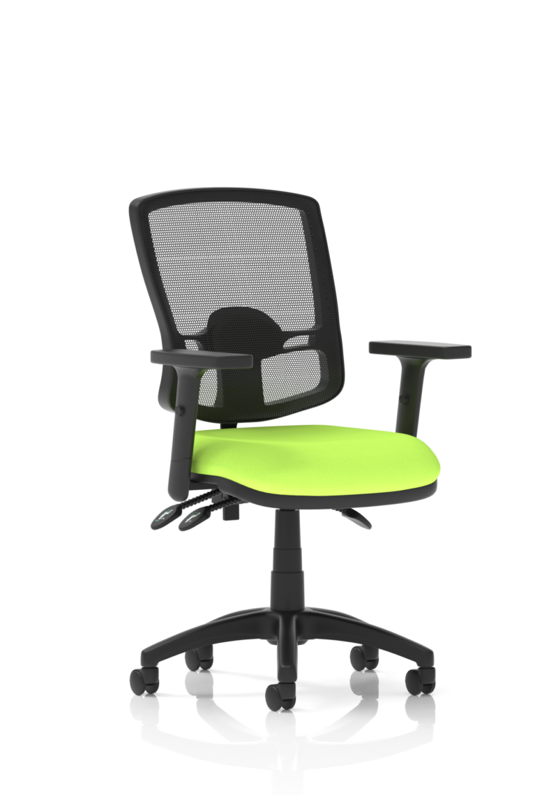 Eclipse Plus III Deluxe Medium Mesh Back Task Operator Office Chair - Image 23