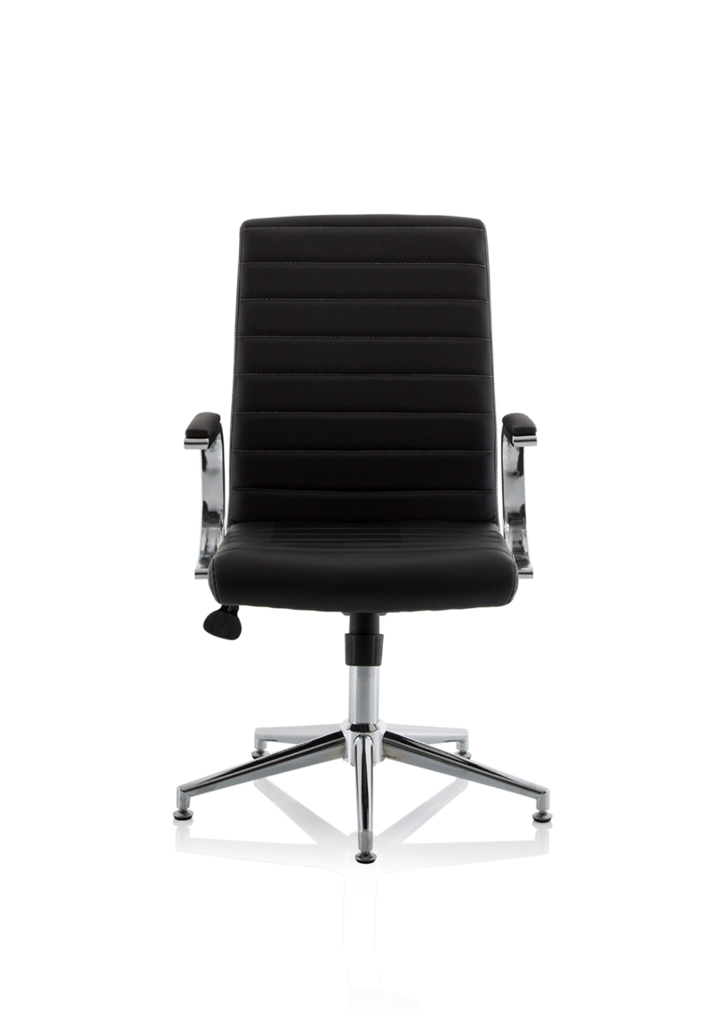 Ezra Medium Back Leather Executive Office Chair with Arms - Image 33