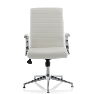 Ezra Medium Back Leather Executive Office Chair with Arms - Image 49