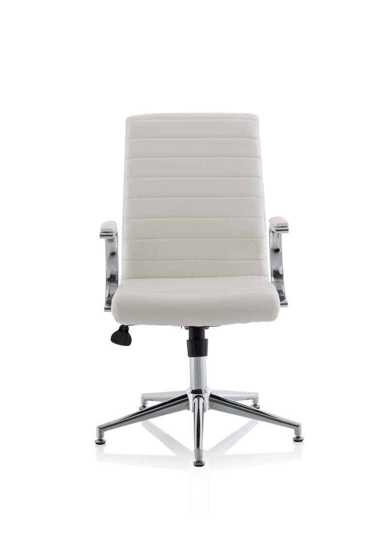 Ezra Medium Back Leather Executive Office Chair with Arms - Image 49