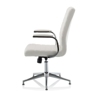 Ezra Medium Back Leather Executive Office Chair with Arms - Image 51