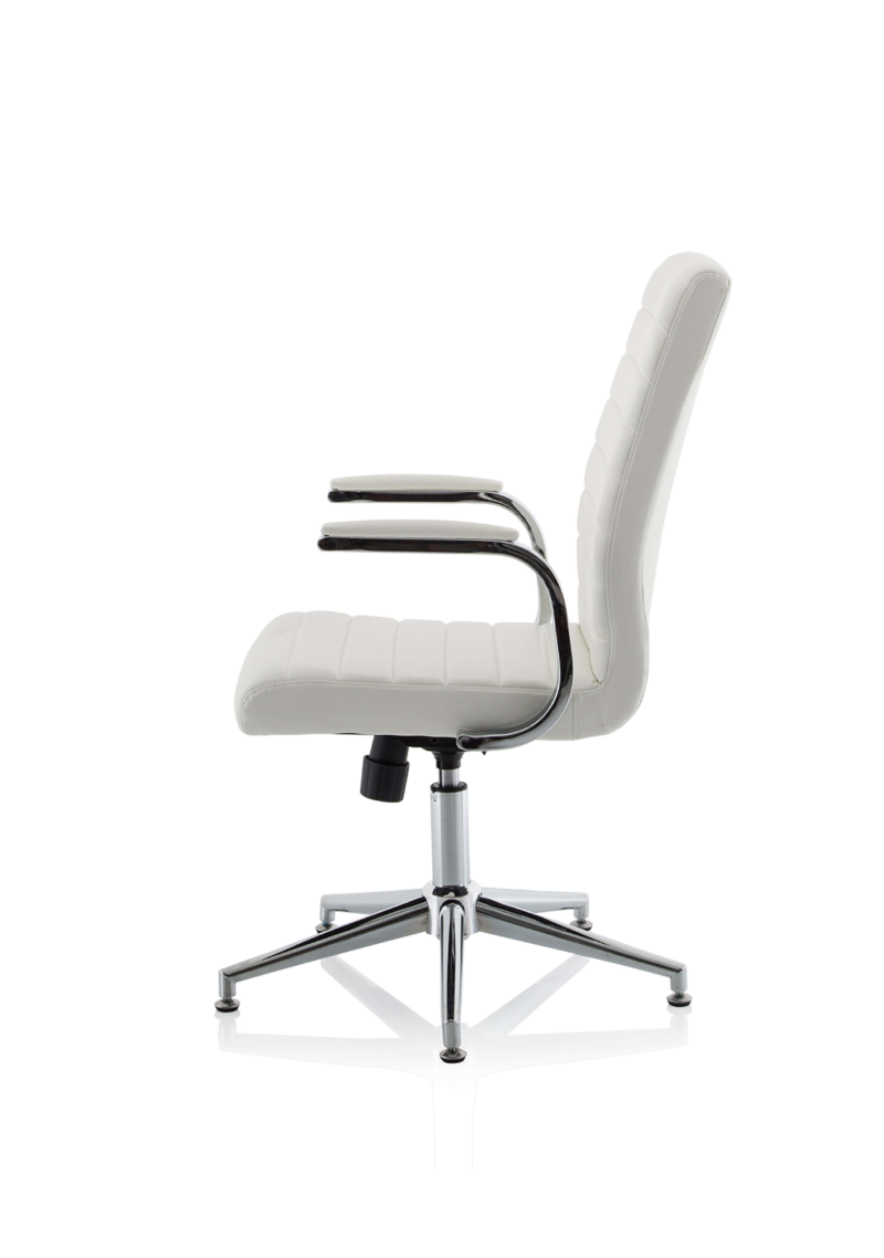 Ezra Medium Back Leather Executive Office Chair with Arms - Image 51