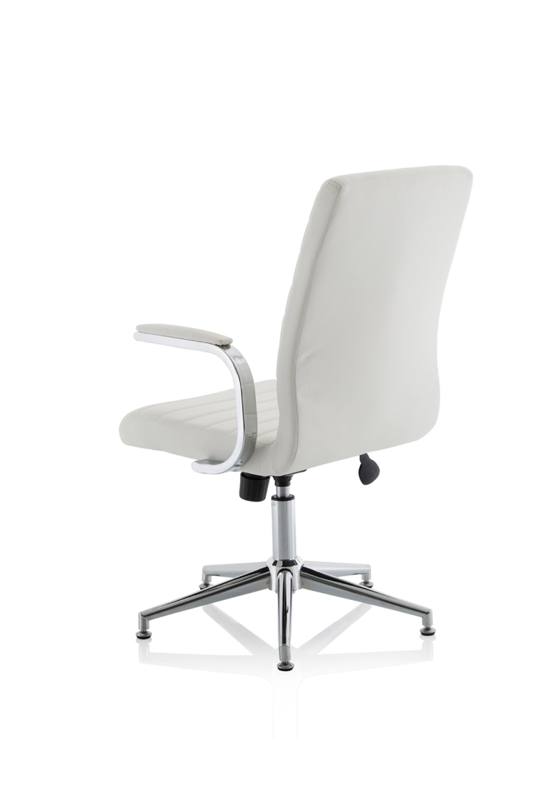 Ezra Medium Back Leather Executive Office Chair with Arms - Image 52