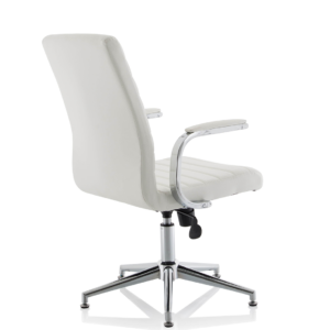 Ezra Medium Back Leather Executive Office Chair with Arms - Image 53