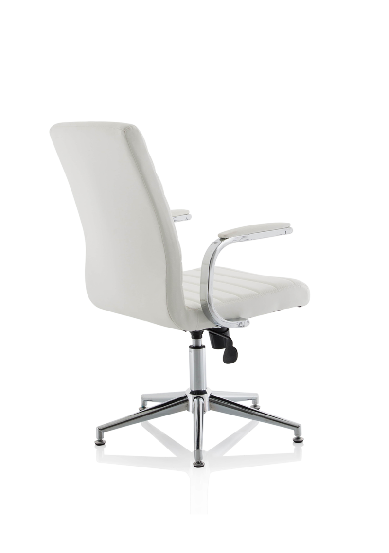 Ezra Medium Back Leather Executive Office Chair with Arms - Image 53