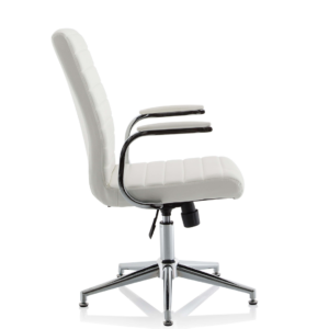 Ezra Medium Back Leather Executive Office Chair with Arms - Image 54