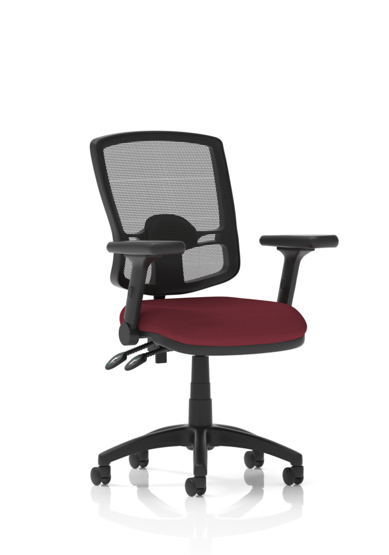 Eclipse Plus II Deluxe Mesh Back Task Operator Office Chair - Image 50