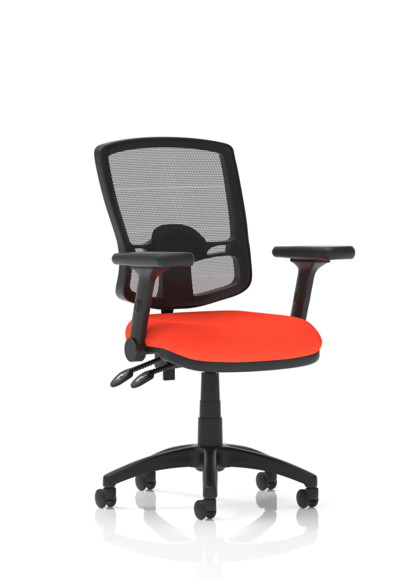 Eclipse Plus II Deluxe Mesh Back Task Operator Office Chair - Image 55