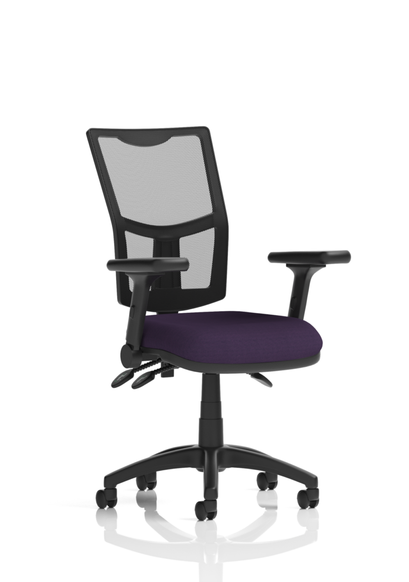 Eclipse Plus III Medium Mesh Back Task Operator Office Chair - Image 44
