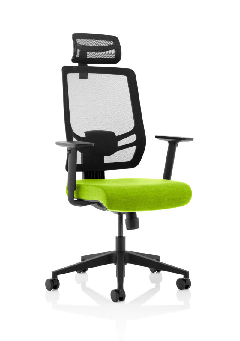 Ergo Twist High Mesh Back Task Operator Office Chair with Arms - Image 37