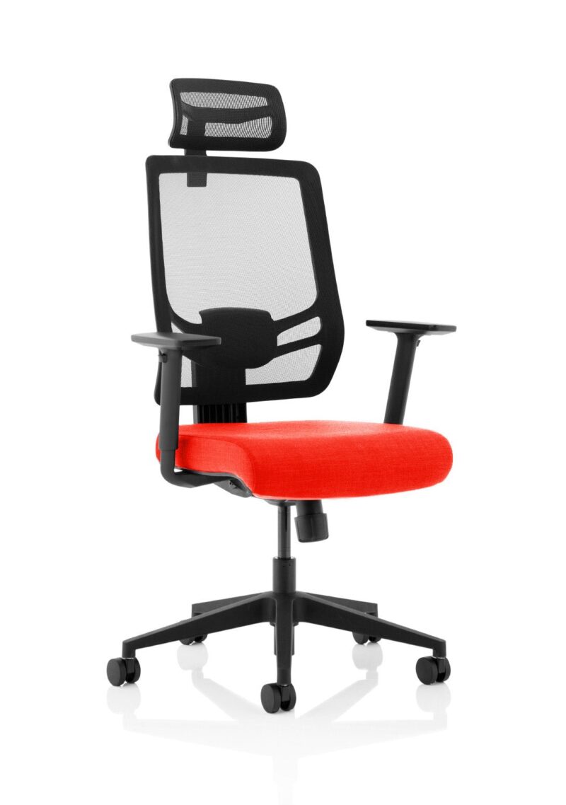 Ergo Twist High Mesh Back Task Operator Office Chair with Arms - Image 41