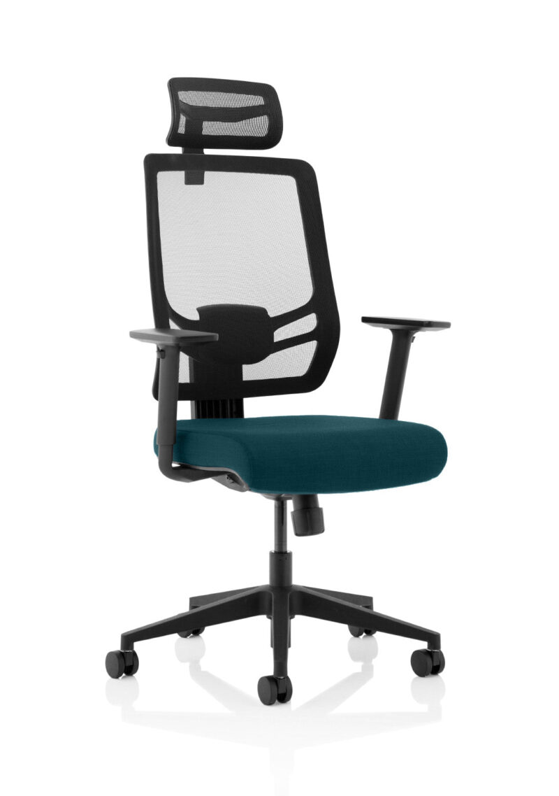 Ergo Twist High Mesh Back Task Operator Office Chair with Arms - Image 47