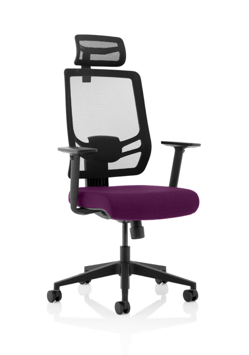 Ergo Twist High Mesh Back Task Operator Office Chair with Arms - Image 49