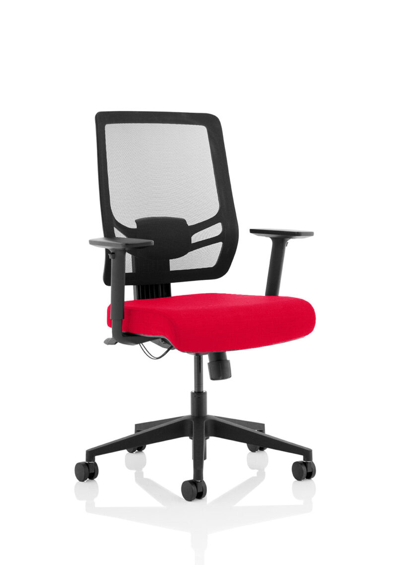 Ergo Twist High Mesh Back Task Operator Office Chair with Arms - Image 36