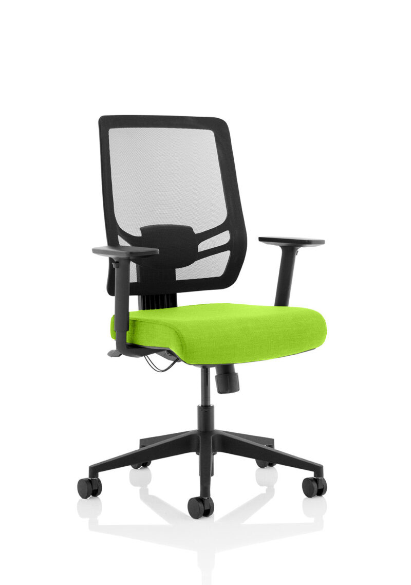 Ergo Twist High Mesh Back Task Operator Office Chair with Arms - Image 38