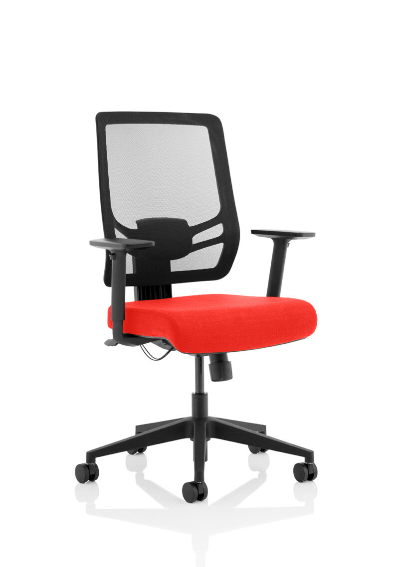 Ergo Twist High Mesh Back Task Operator Office Chair with Arms - Image 42