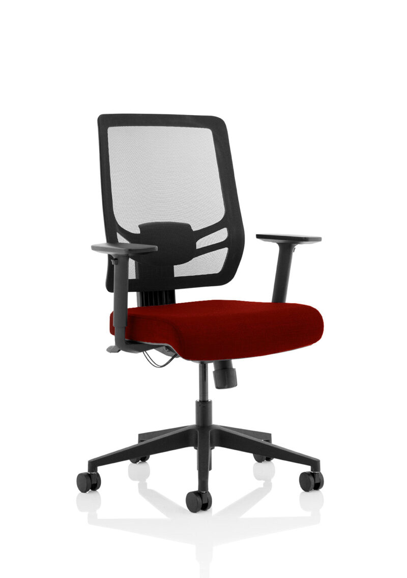 Ergo Twist High Mesh Back Task Operator Office Chair with Arms - Image 46