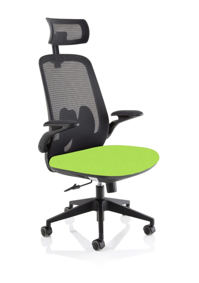Sigma Executive Mesh Chair With Folding Arms - Image 13