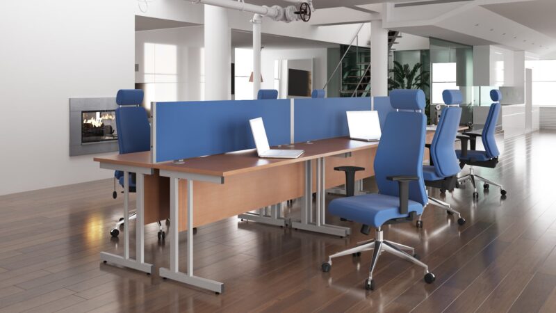 Impulse 1200mm Slimline Desk Cantilever Leg - Image 29
