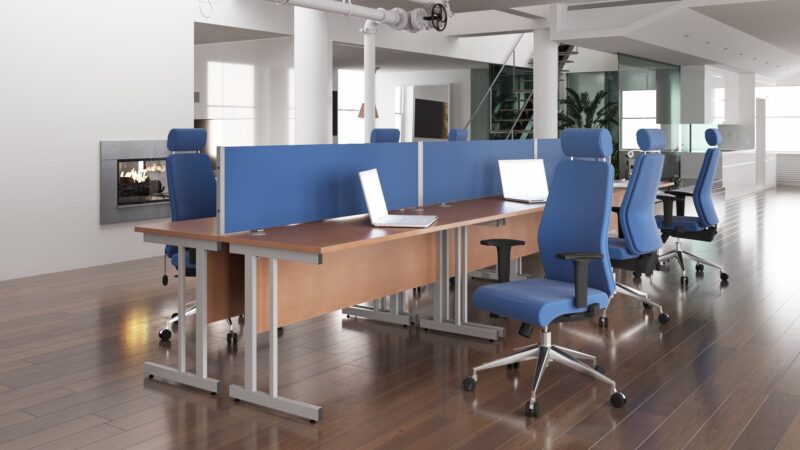 Impulse 1200mm Slimline Desk Cantilever Leg - Image 30