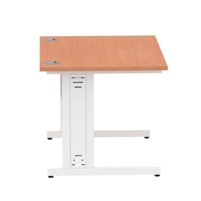 Impulse 1000mm Straight Desk Cable Managed Leg - Image 64