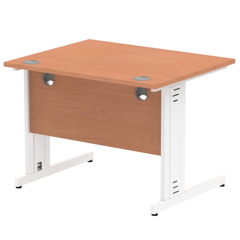 Impulse 1000mm Straight Desk Cable Managed Leg - Image 65