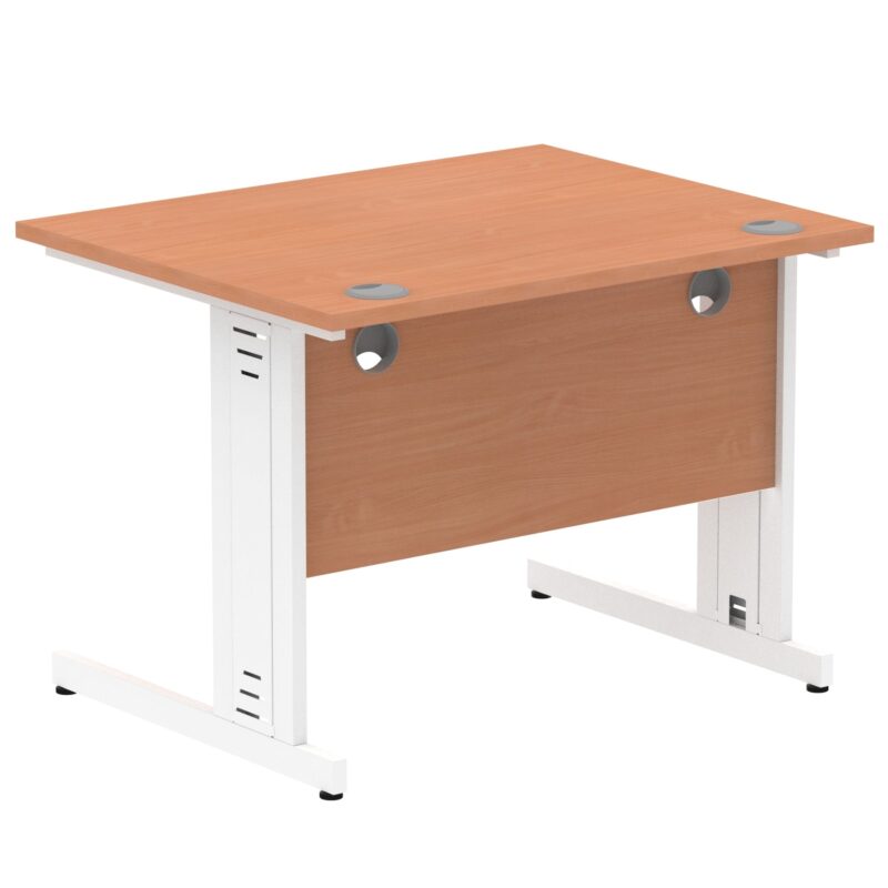 Impulse 1000mm Straight Desk Cable Managed Leg - Image 67