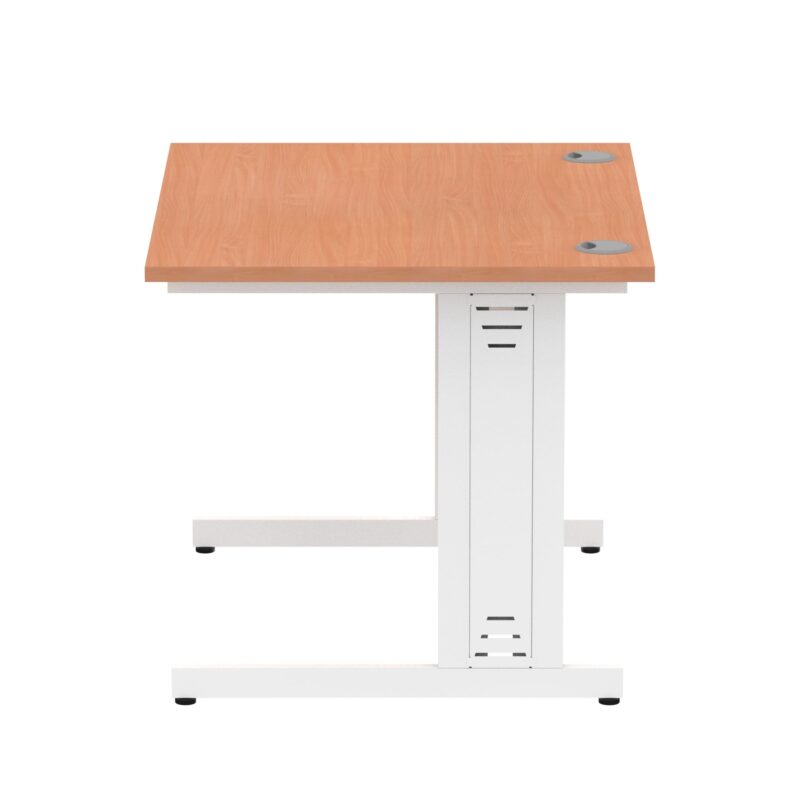 Impulse 1000mm Straight Desk Cable Managed Leg - Image 68