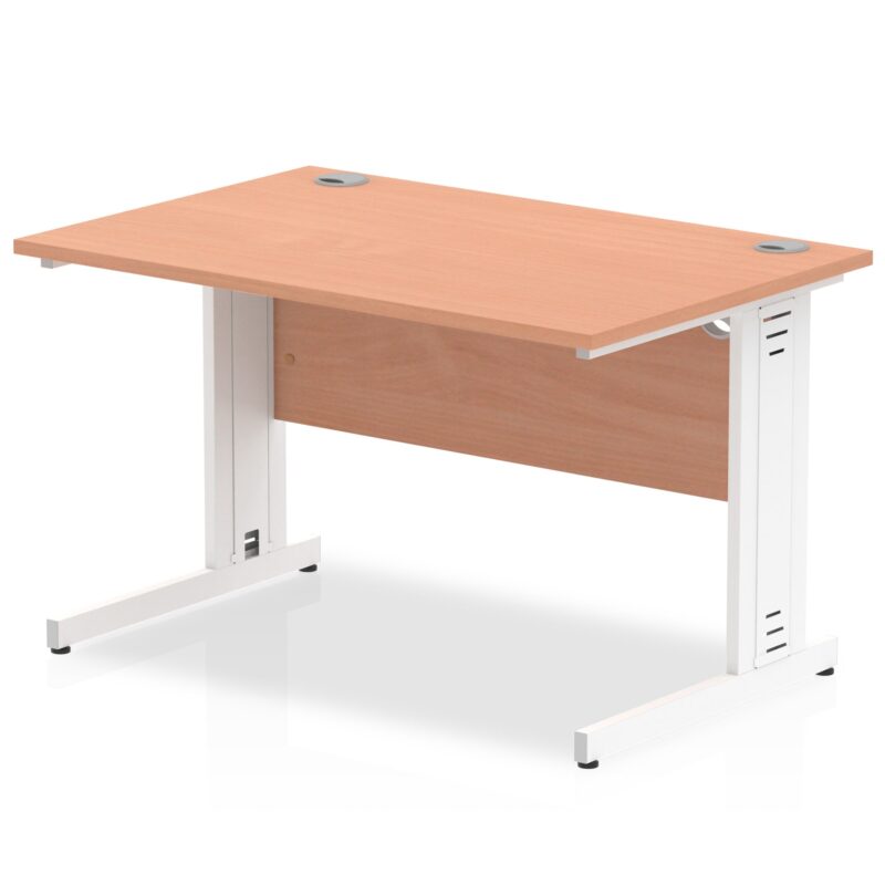 Impulse 1200mm Straight Desk Cable Managed Leg - Image 2