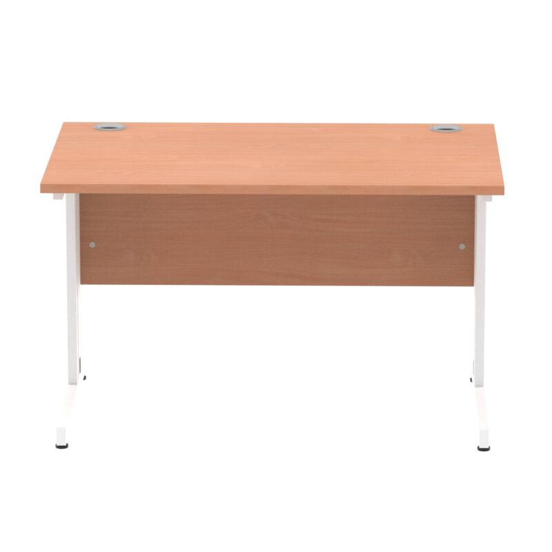 Impulse 1200mm Straight Desk Cable Managed Leg - Image 62
