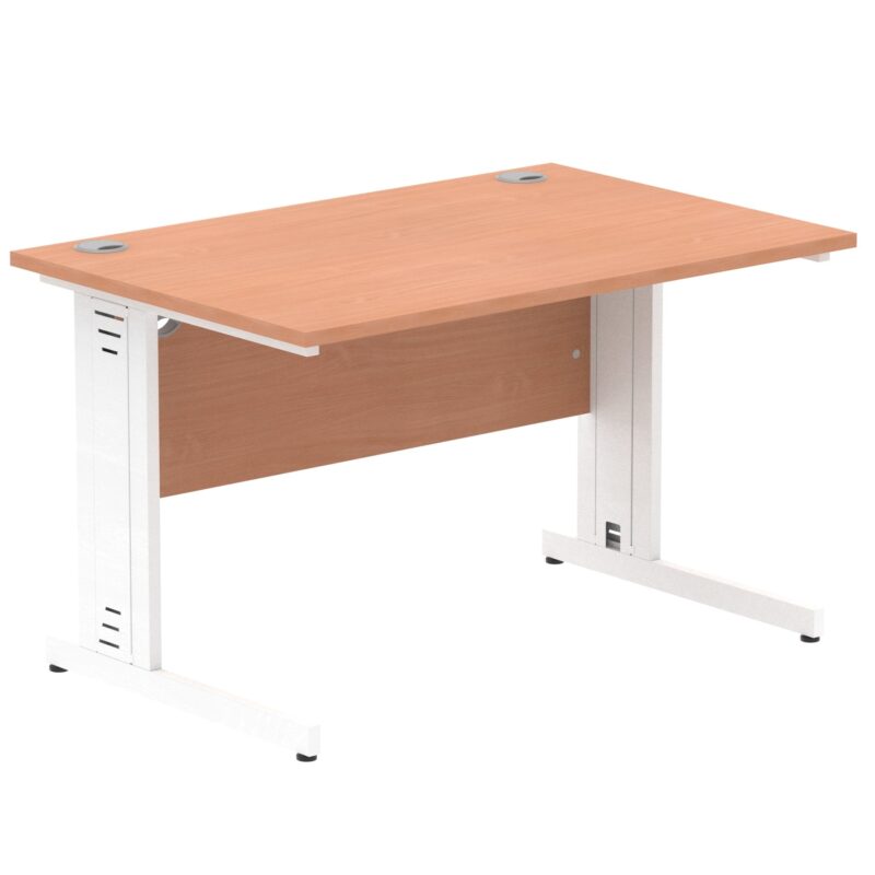 Impulse 1200mm Straight Desk Cable Managed Leg - Image 63