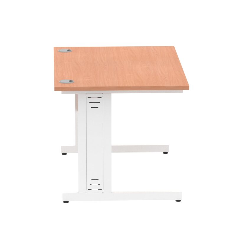 Impulse 1200mm Straight Desk Cable Managed Leg - Image 64