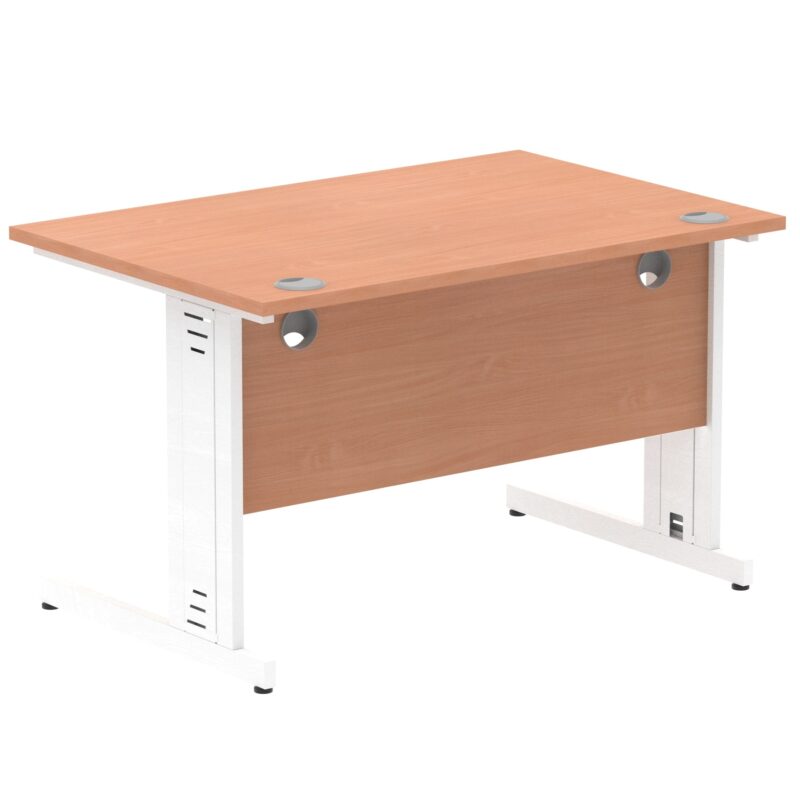 Impulse 1200mm Straight Desk Cable Managed Leg - Image 67