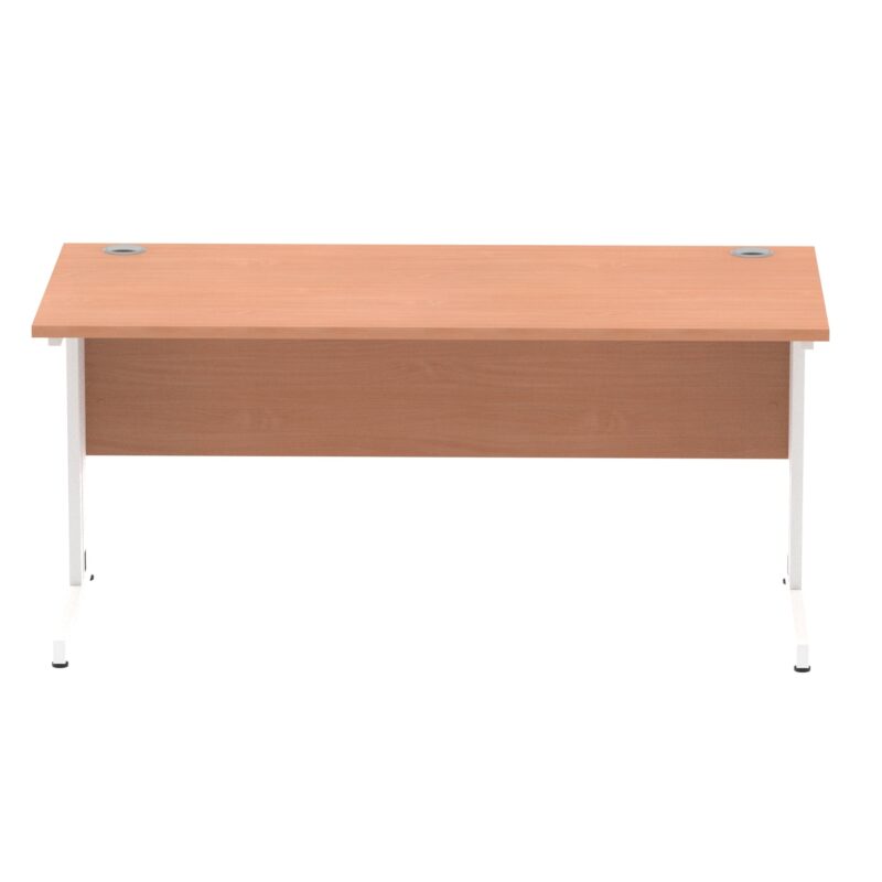 Impulse 1600mm Straight Desk Cable Managed Leg - Image 62