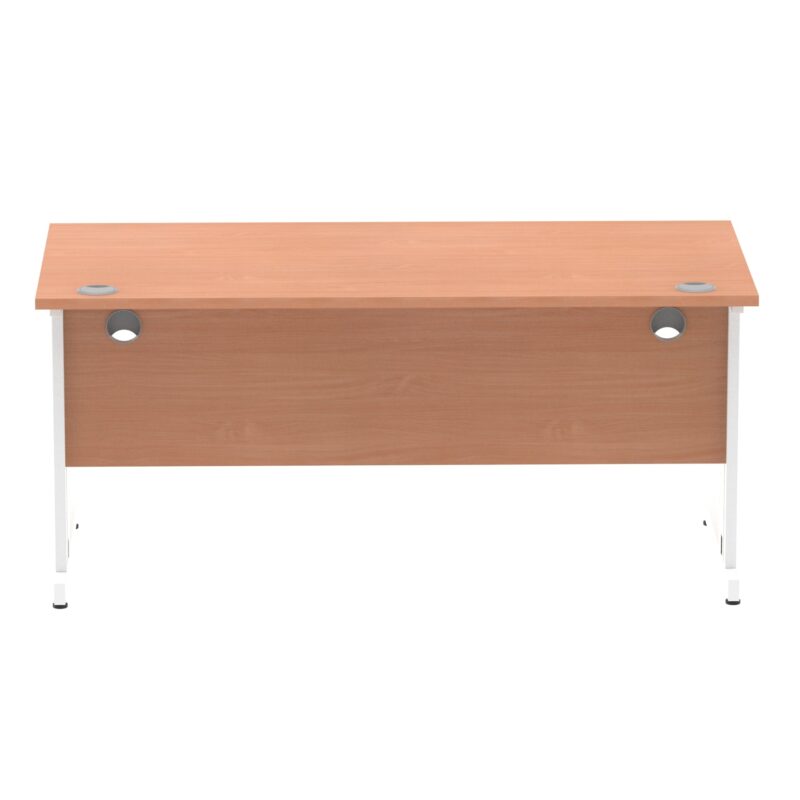 Impulse 1600mm Straight Desk Cable Managed Leg - Image 66