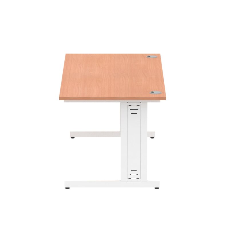 Impulse 1600mm Straight Desk Cable Managed Leg - Image 68