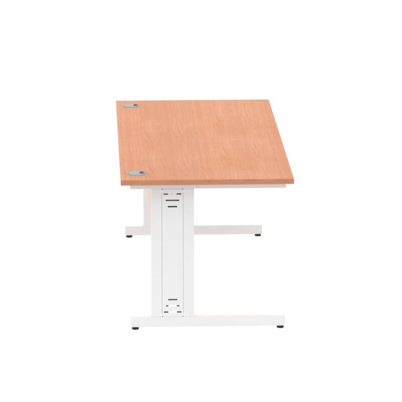 Impulse 1800mm Straight Desk Cable Managed Leg - Image 64